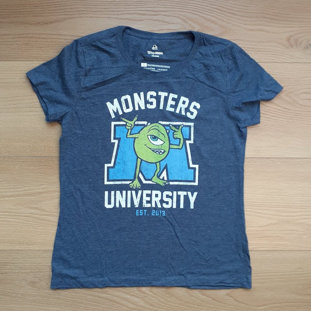 Monsters University - New Youth Small Gray T-Shirt